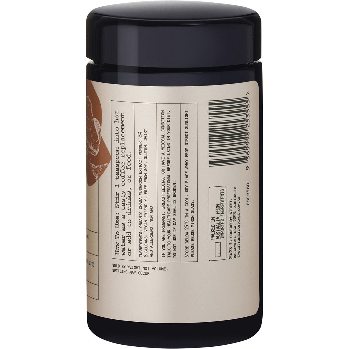 Evolution Botanicals Organic Chaga King of Mushrooms