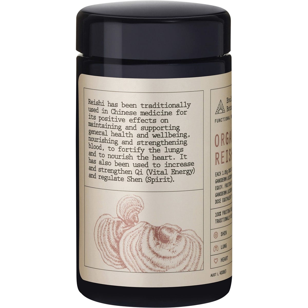 Evolution Botanicals Reishi Extract Organic 15:1 Fuctional Mushrooms