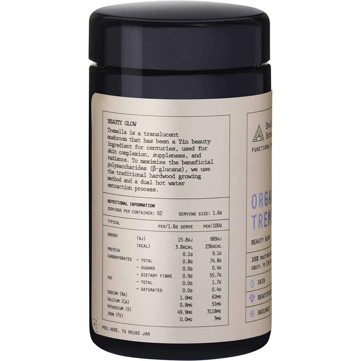 Evolution Botanicals Organic Tremella Beauty Glow