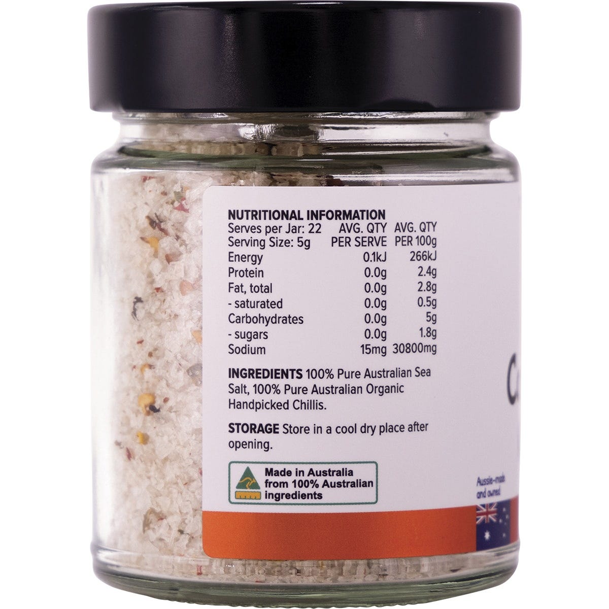 Everyorganics Cold Smoked Chilli Salt Organic Chilli