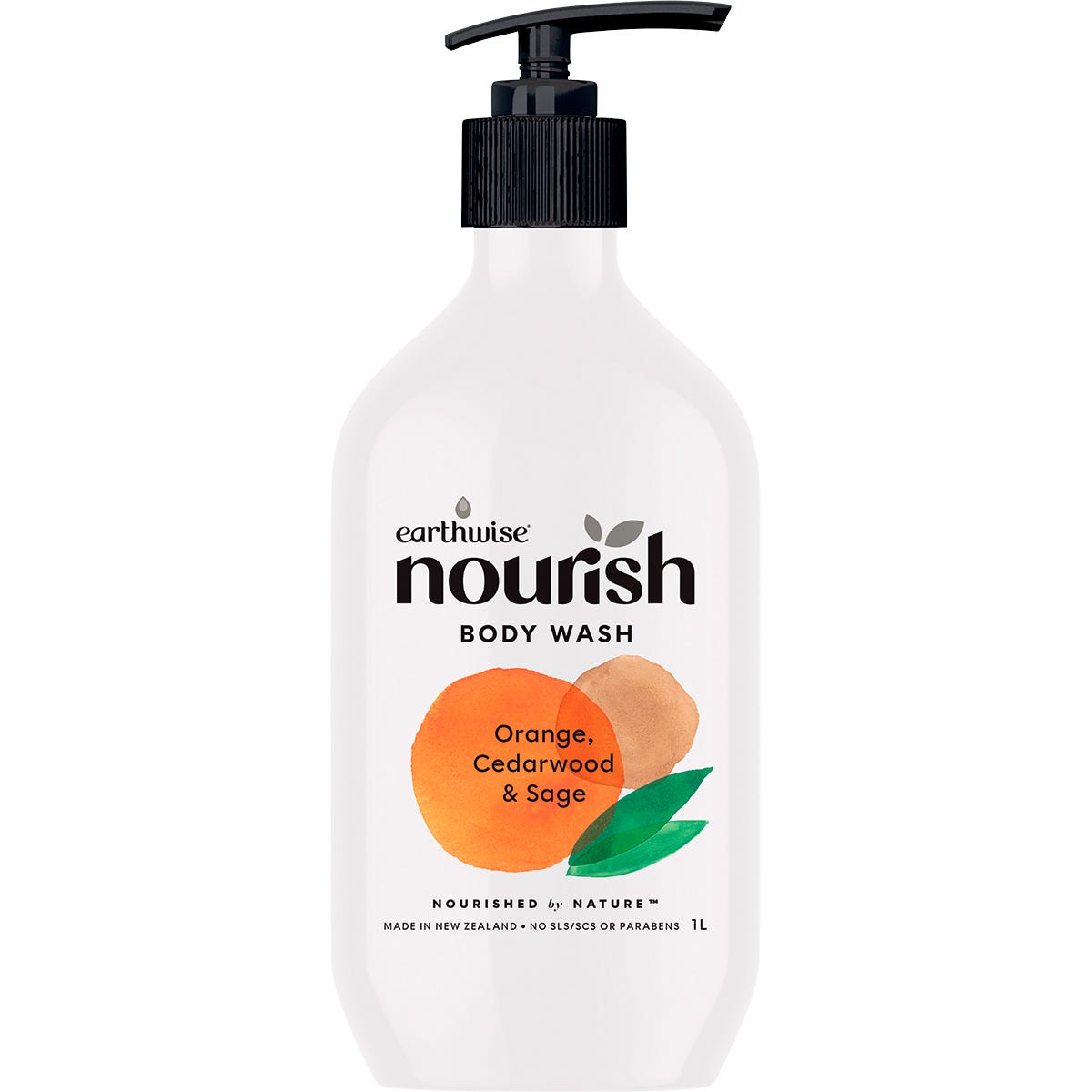 Body Wash Orange, Cedarwood & Sage