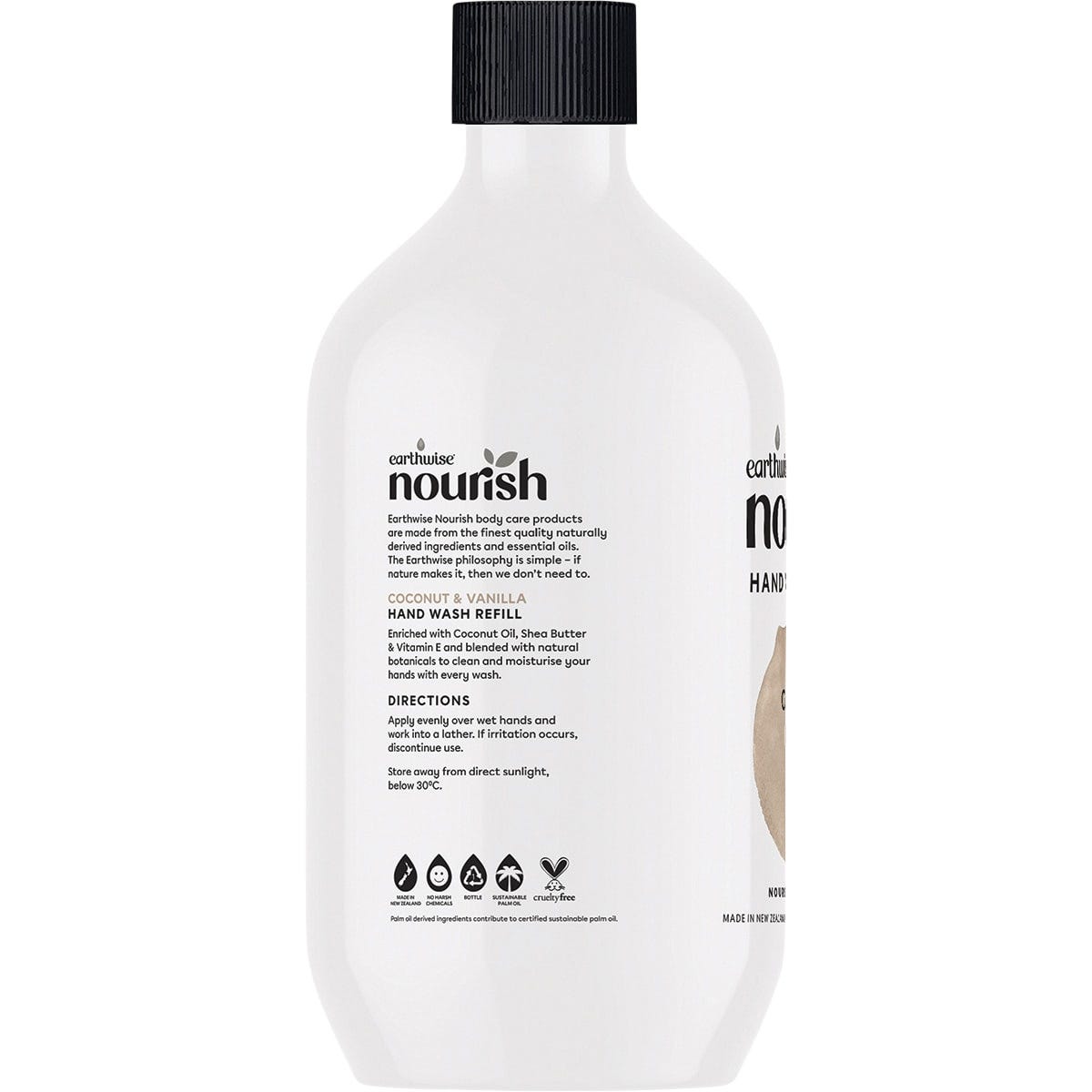 Earthwise Nourish Hand Wash Coconut & Vanilla