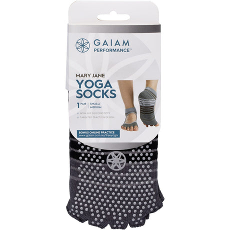 Yoga Socks Grippy Mary Jane Small Medium