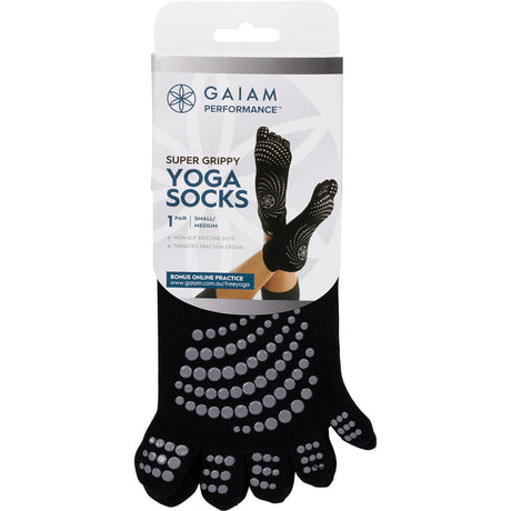 Yoga Socks Super Grippy Small Medium