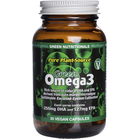 Green Omega3 Vegan Capsules 255mg + 127mg