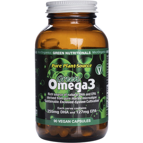 Green Omega3 Vegan Capsules 255mgDHA + 127mgEPA
