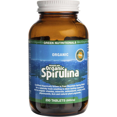 Mountain Organic Spirulina Tablets 500mg