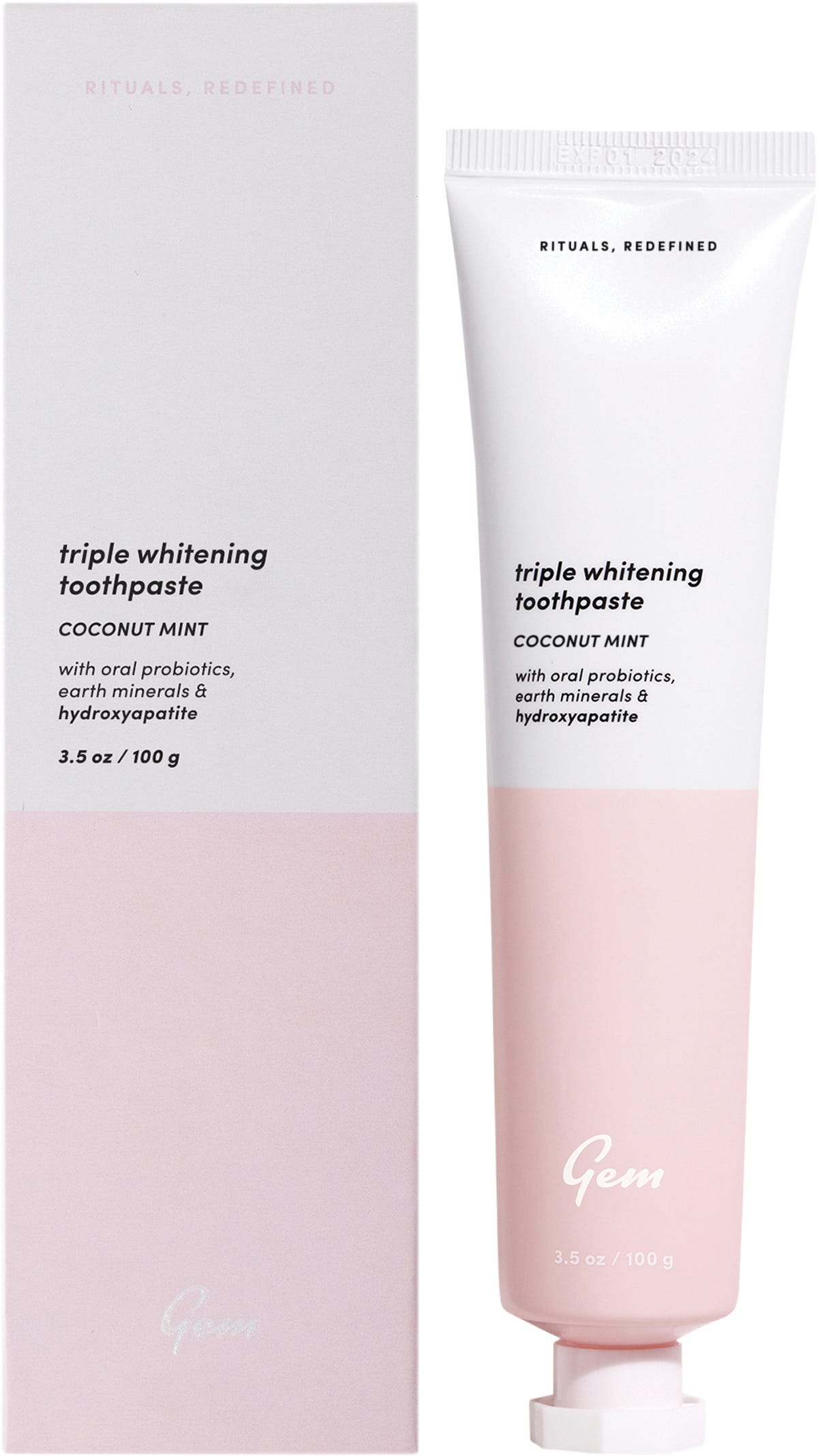 Toothpaste Triple Whitening Coconut Mint