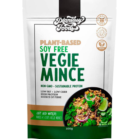 Soy Free Vegie Mince 100% Pea Protein Meat Alternative