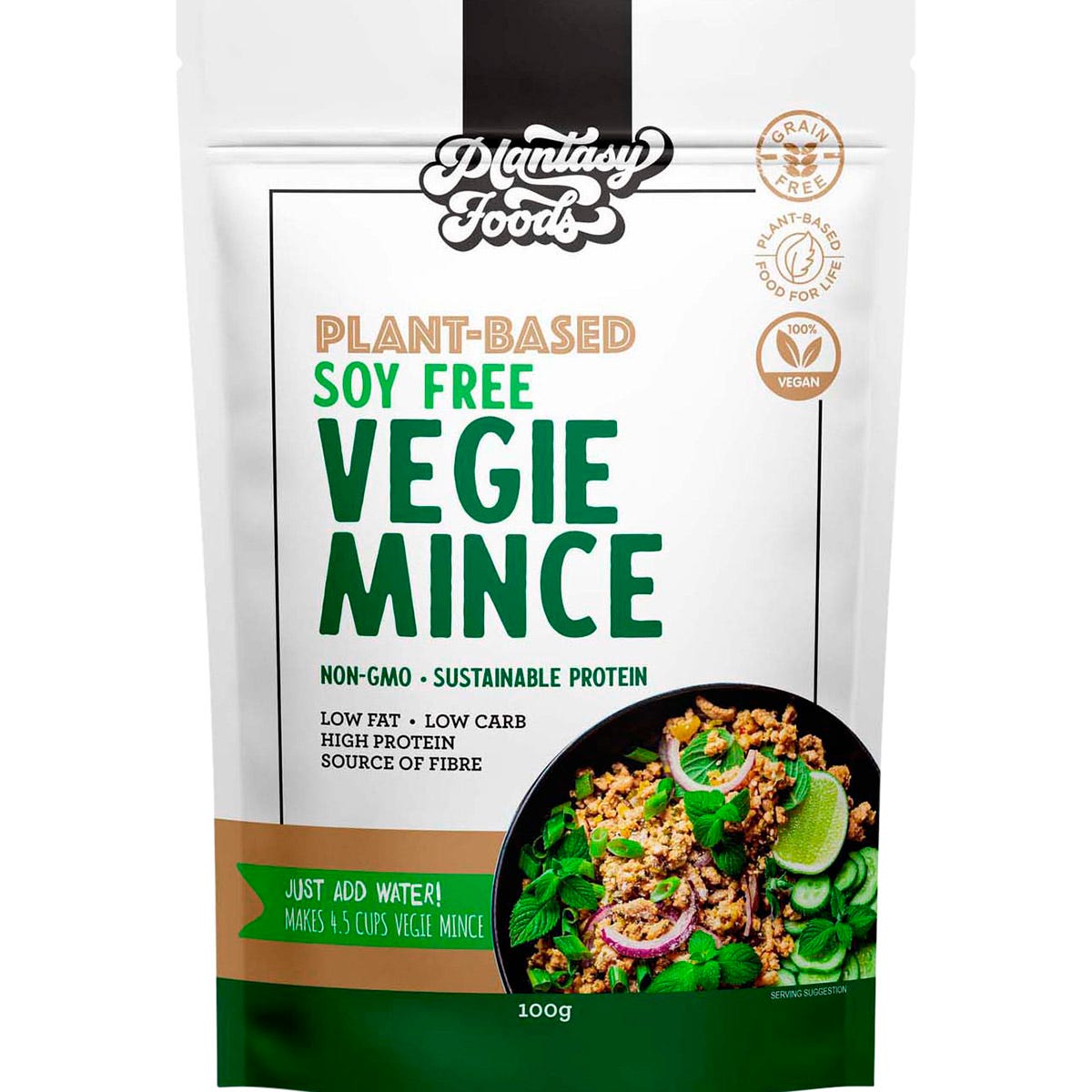 Soy Free Vegie Mince 100% Pea Protein Meat Alternative