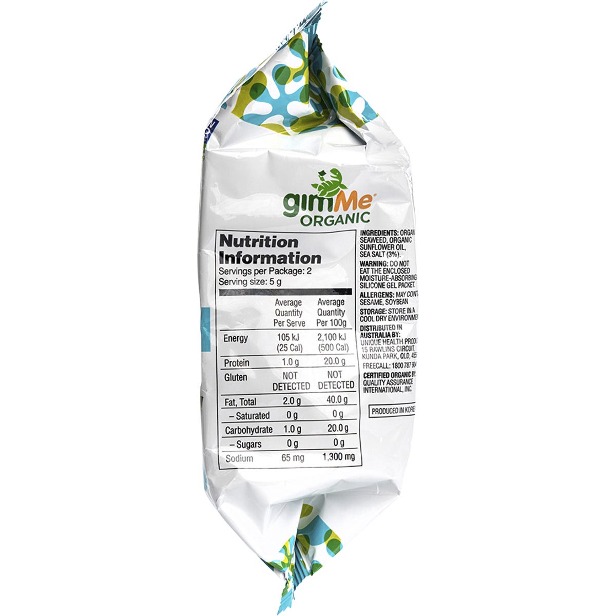 Gimme Roasted Seaweed Snacks Sea Salt