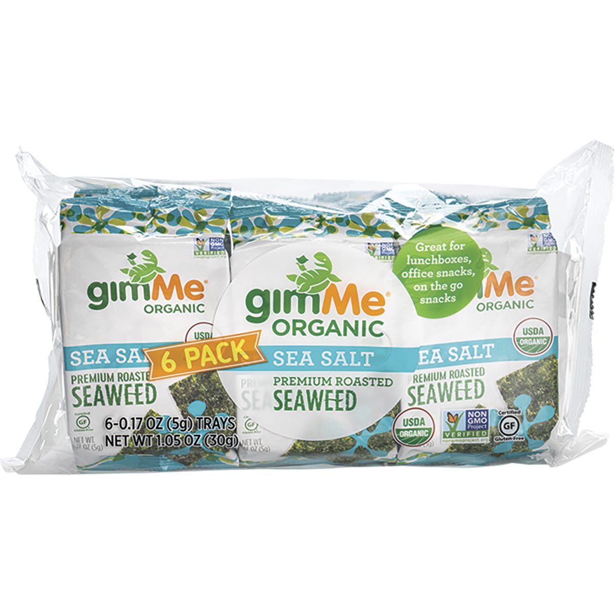 Roasted Seaweed Snacks Sea Salt Multi Pack