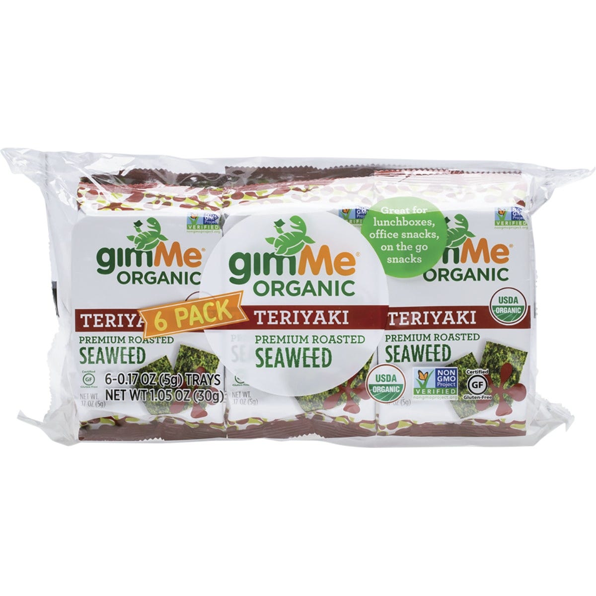 Roasted Seaweed Snacks Teriyaki Multi Pack