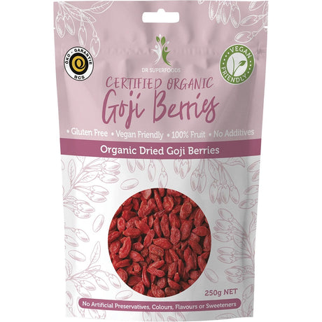 Dried Goji Berries Certified Organic