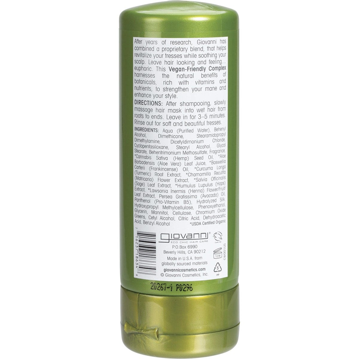 Giovanni Deep Conditioning Hair Mask Hemp Hydrating