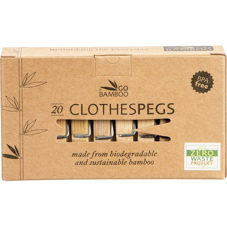 Clothes Pegs Biodegradable Bamboo