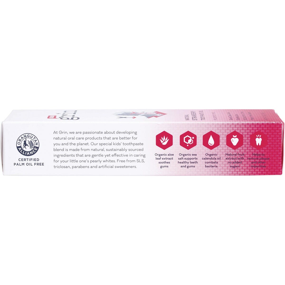 Grin Toothpaste Kids Strawberry