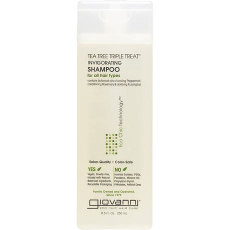 Shampoo Tea Tree Triple Treat All Hair
