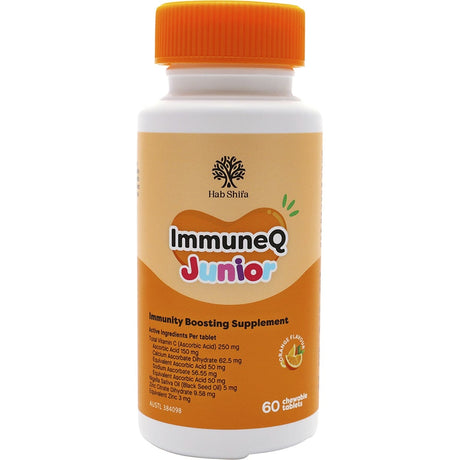 ImmuneQ Junior Orange Flavour Chewable Tablets