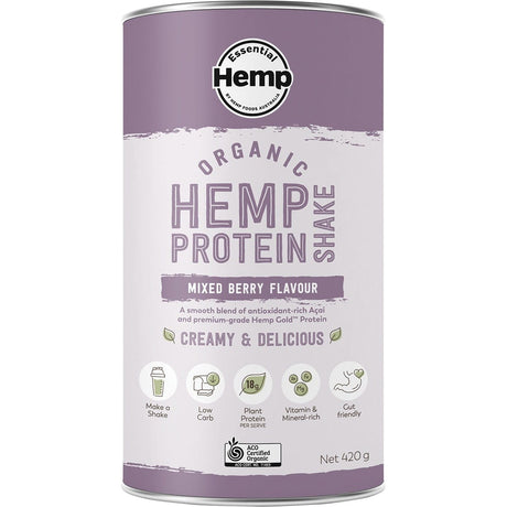Organic Hemp Protein Mixed Berry & Acai