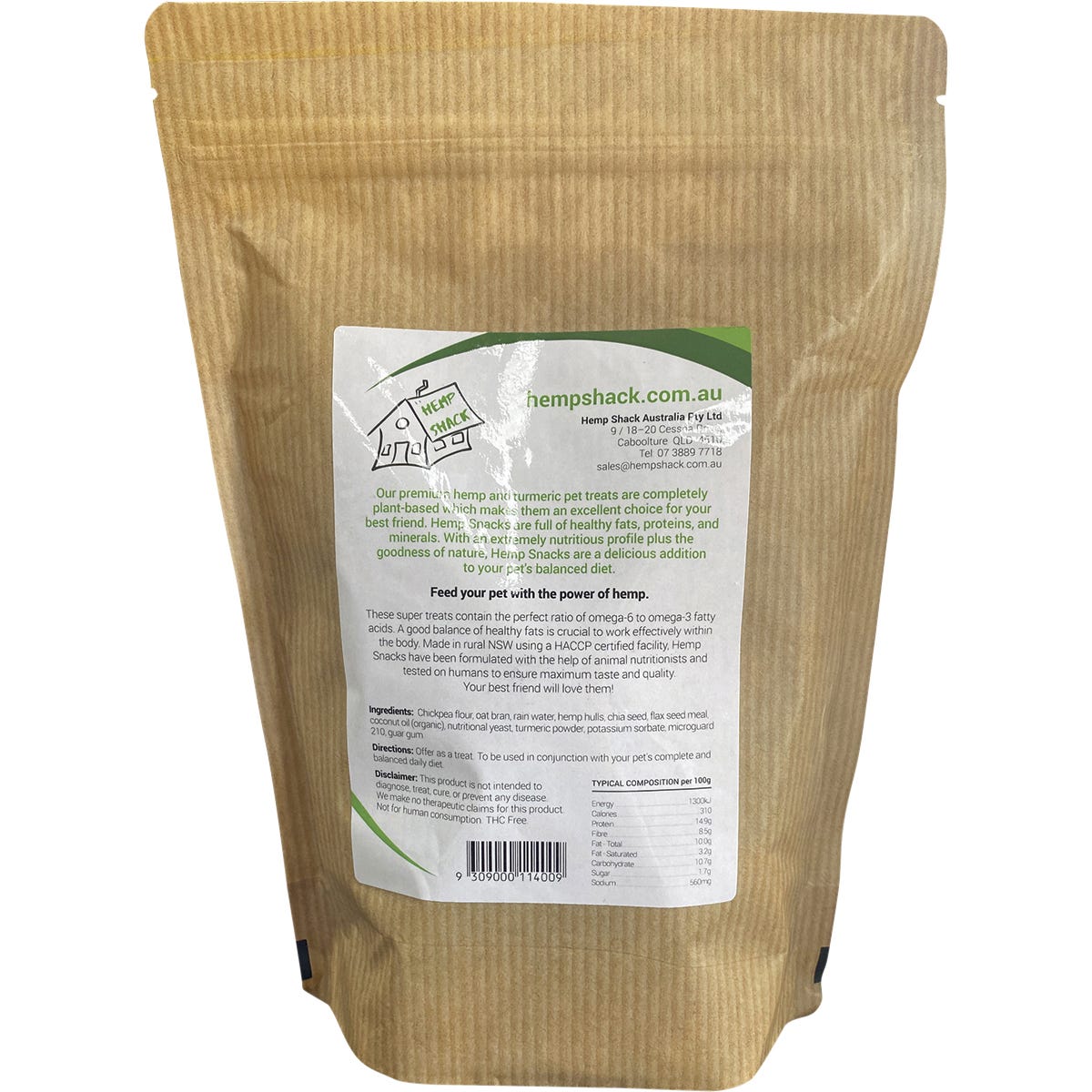 Hemp Shack Hemp Snacks Pet Treats with Turmeric