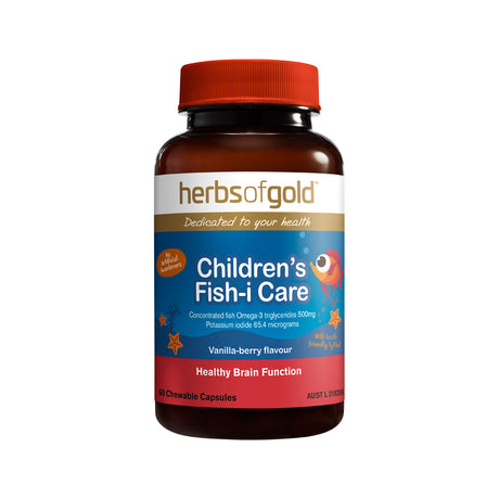 Herbs of Gold Children's Fish-i Care Chewable 60c