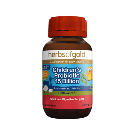 Herbs of Gold Children's Probiotic 15 Billion Unflavoured Oral Powder 50g