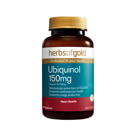 Herbs of Gold Ubiquinol 150mg 60c