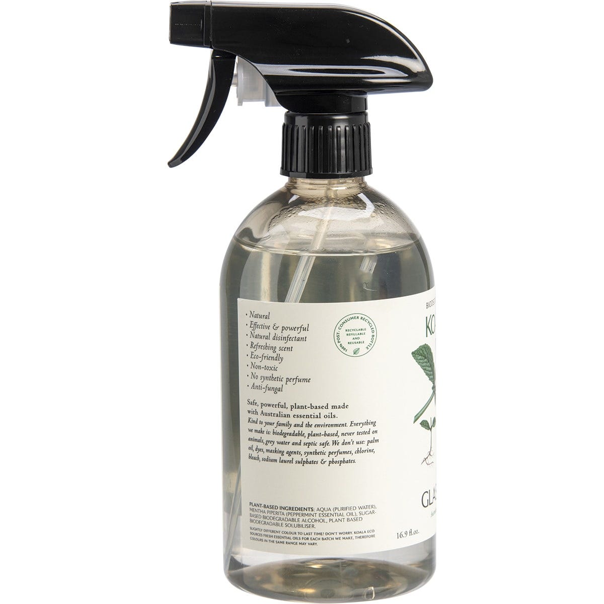 Koala Eco Glass Cleaner Peppermint Essential Oil