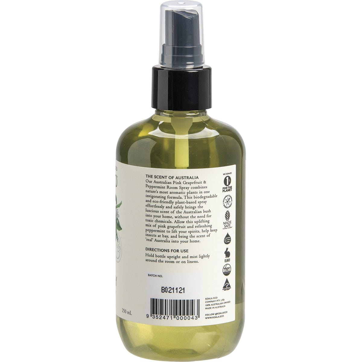 Koala Eco Room Spray Pink Grapefruit & Peppermint