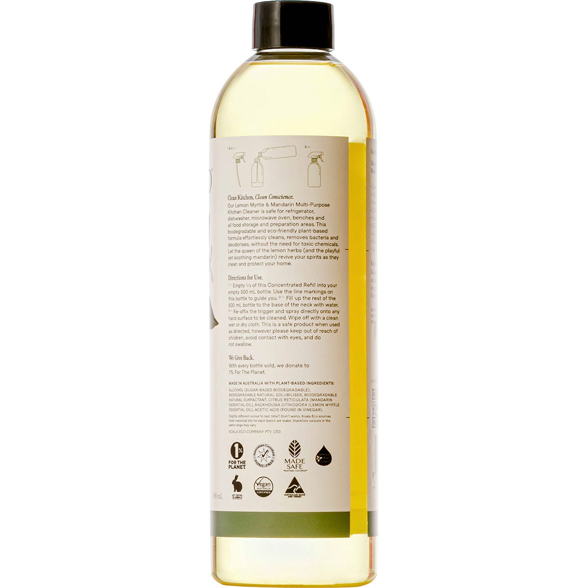 Koala Eco Multi-Purpose Kitchen Cleaner Mandarin Concentrated