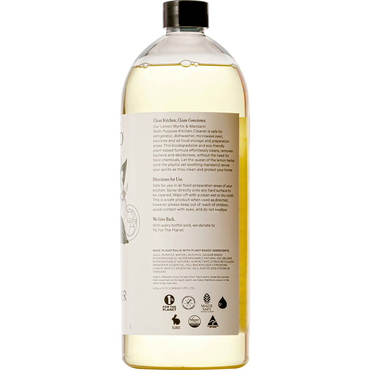 Koala Eco Multi-Purpose Kitchen Cleaner Lemon Myrtle Mandarin