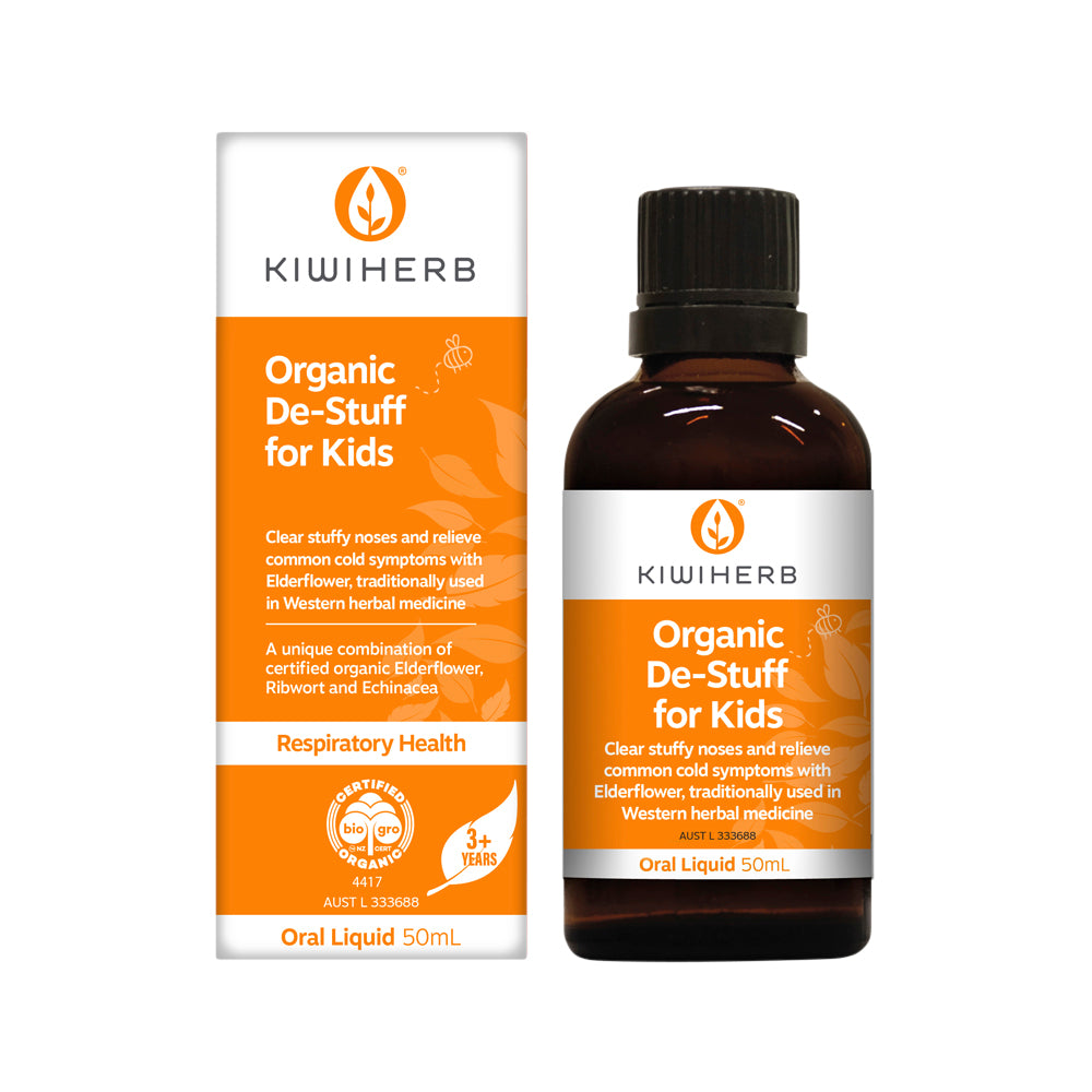 Kiwiherb Organic De-Stuff for Kids Oral Liquid 50ml