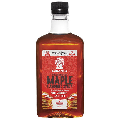 Maple Flavoured Syrup with Monkfruit Sweetener