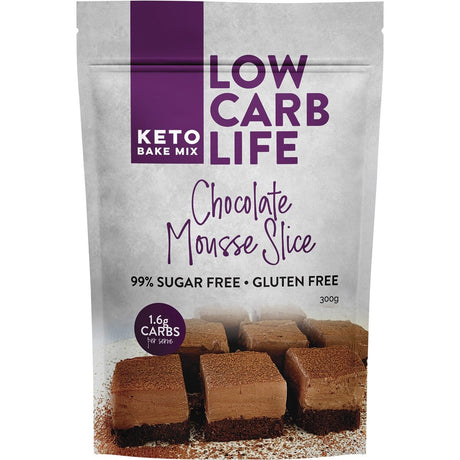 Chocolate Mousse Slice Keto Bake Mix