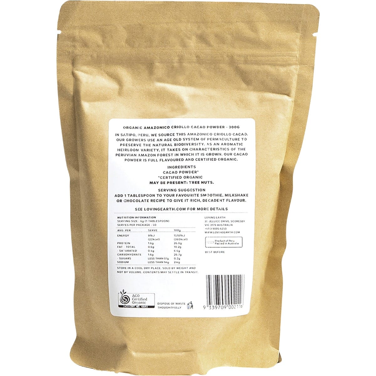 Planet Organic Cacao Powder
