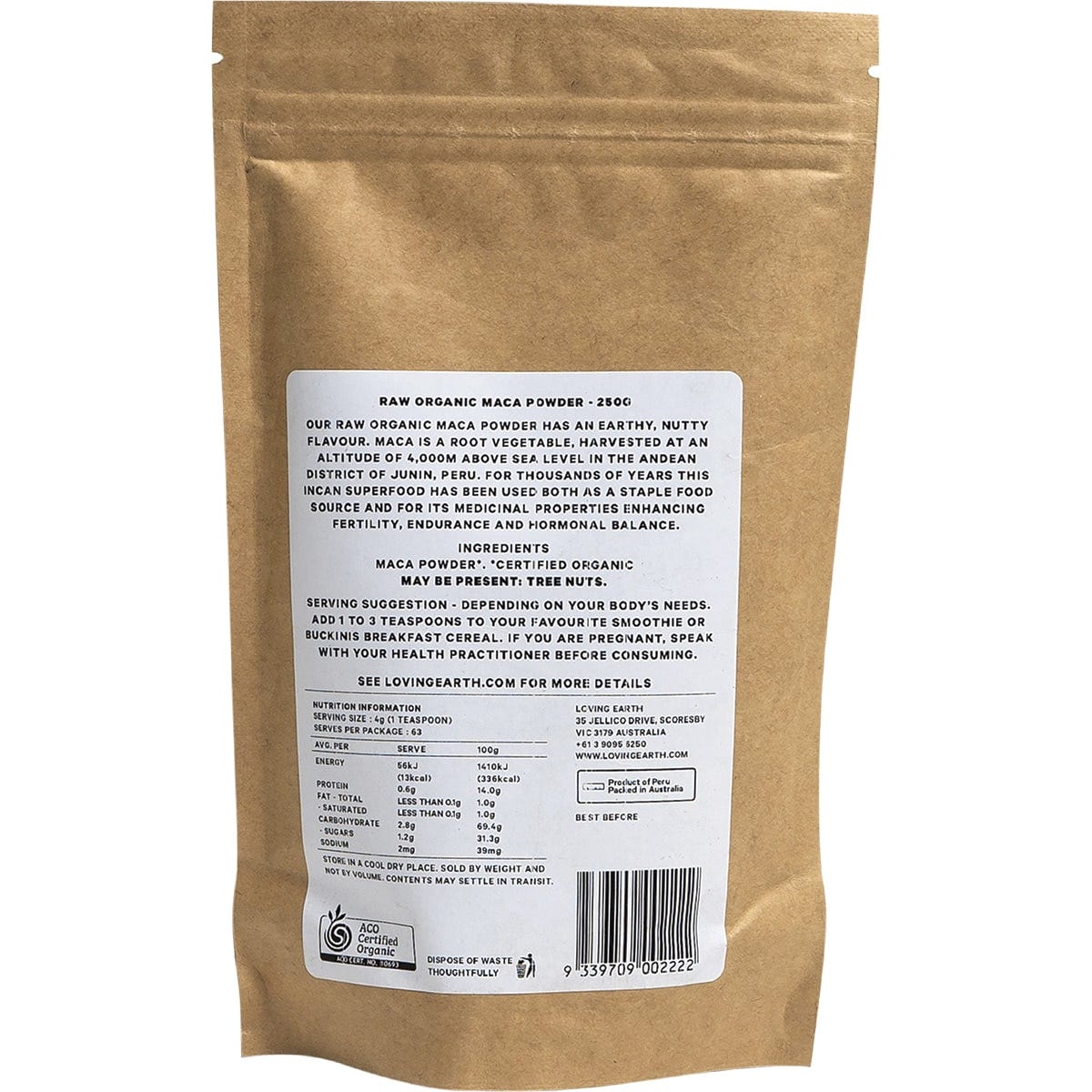 Loving Earth Maca Powder