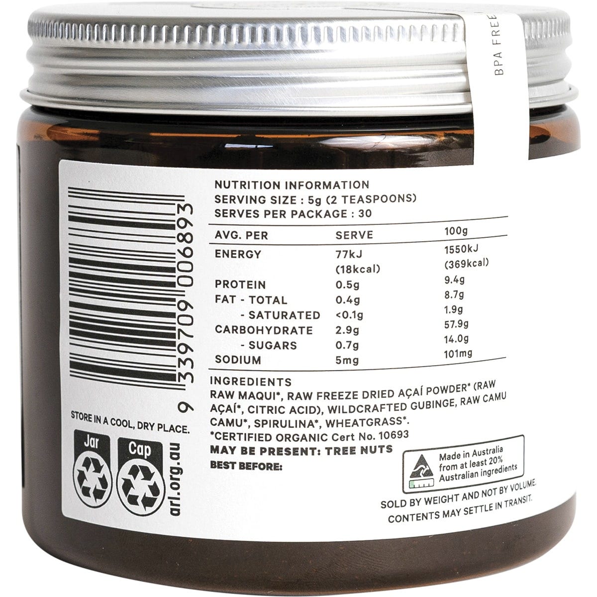 Loving Earth Rainbow Raw Superfood Powder