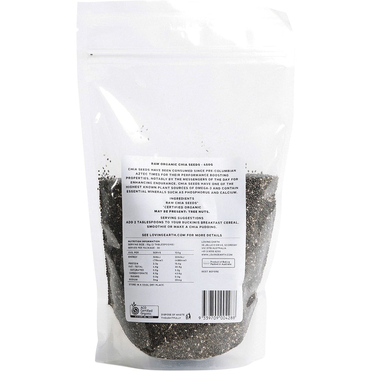 Loving Earth Chia Seeds