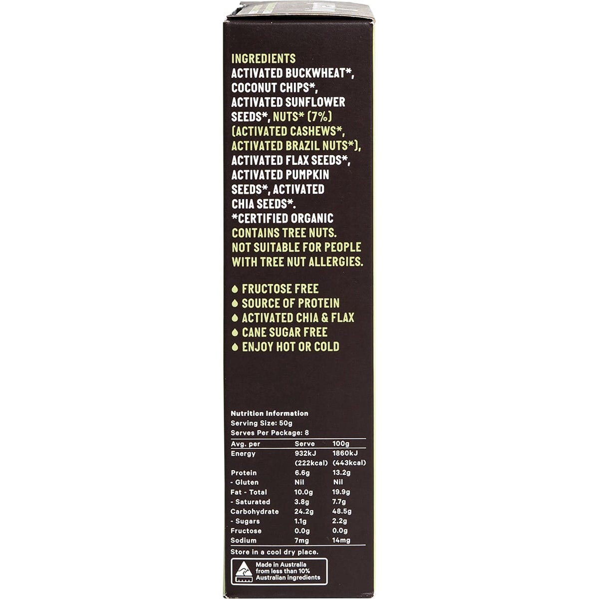 Loving Earth Buckinis Nut & Seed Cereal