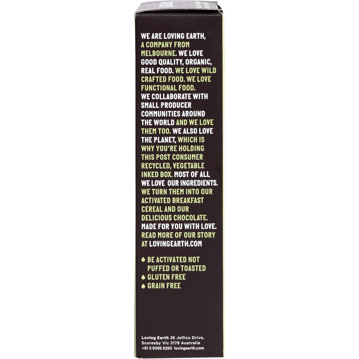 Loving Earth Buckinis Nut & Seed Cereal