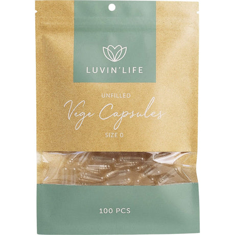 Vege Capsules Unfilled Size 0