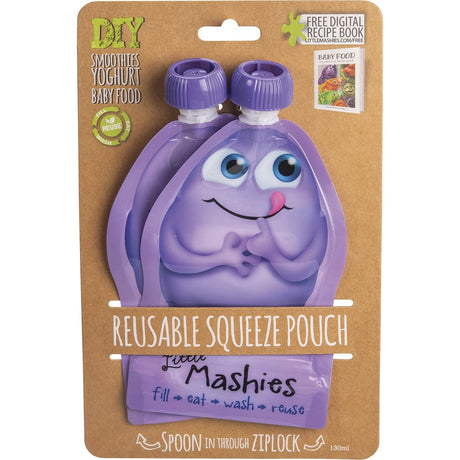 Reusable Squeeze Pouch Purple