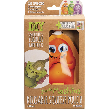 Reusable Squeeze Pouch Mixed Colours