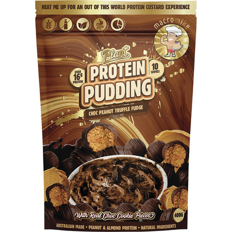 Plant Protein Pudding Choc Peanut Truffle Fudge