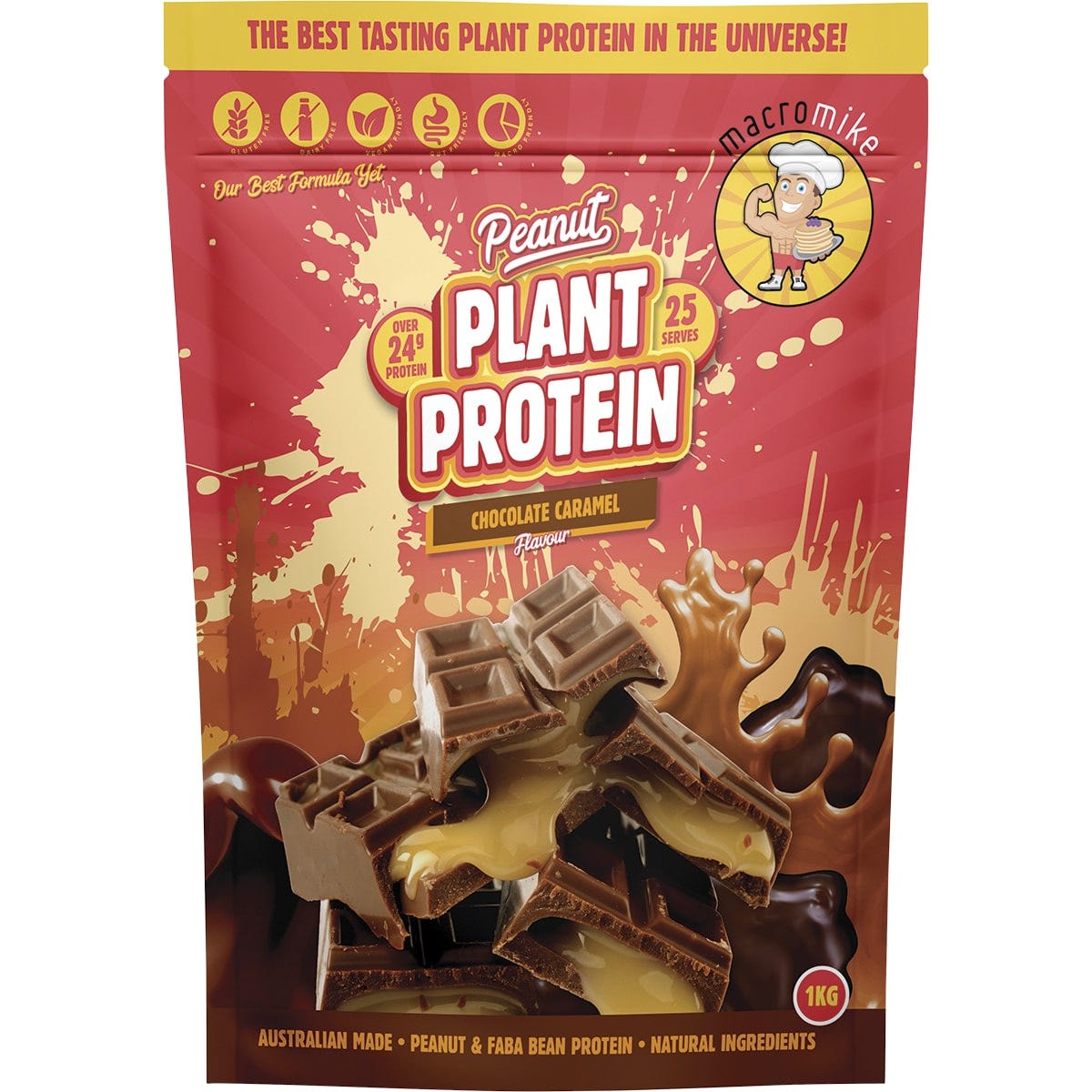 Peanut Plant Protein Chocolate Caramel