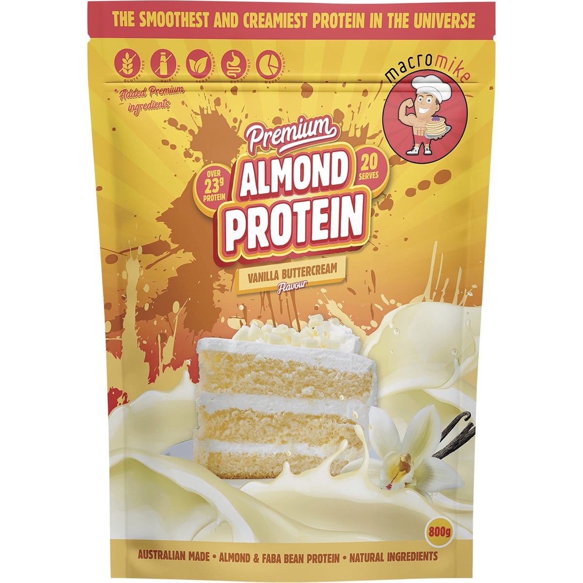 Premium Almond Protein Vanilla Buttercream