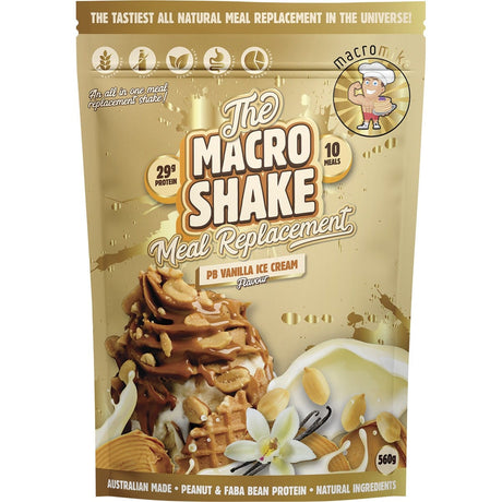 The Macro Shake Meal Replacement PB Vanilla Ice Cream