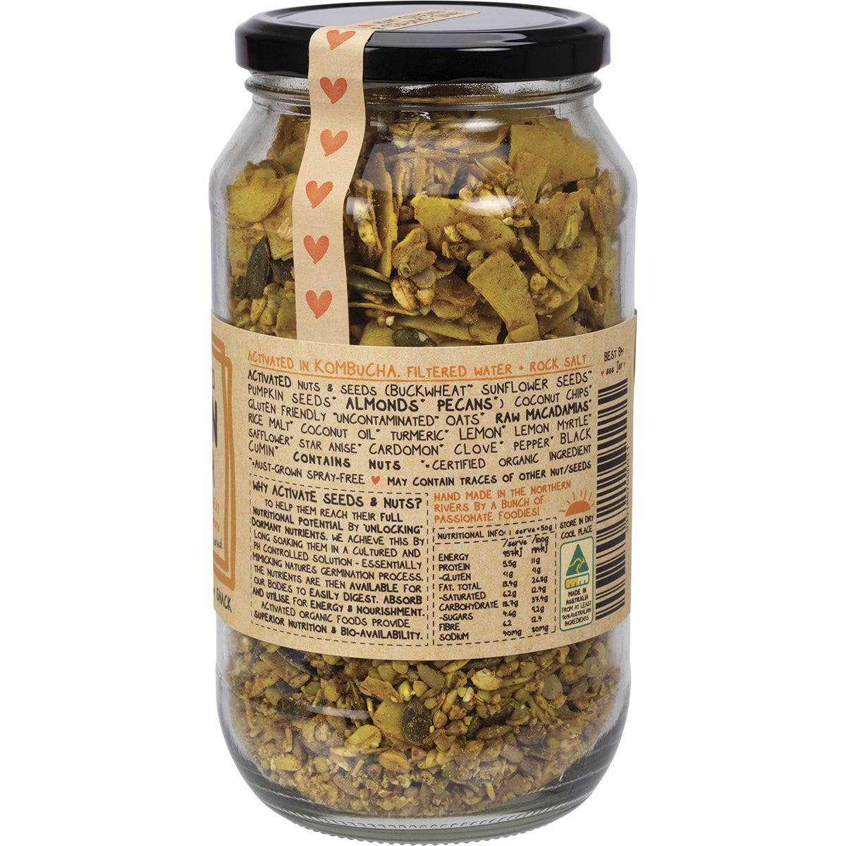 Mindful Foods Golden Granola Organic & Activated