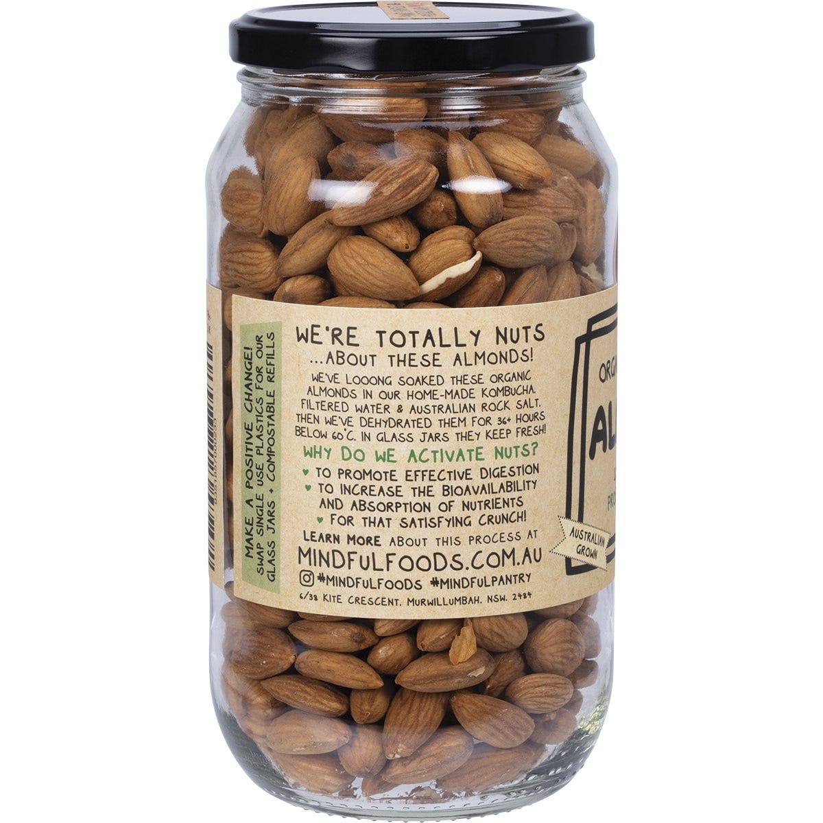 Mindful Foods Almonds Organic & Activated